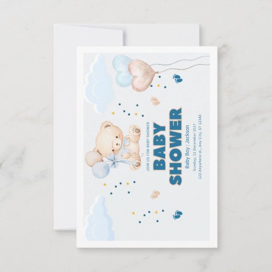 BABY SHOWER DAG BEDANKKAART (Voorkant)