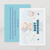 BABY SHOWER DAG BEDANKKAART (Voorkant / Achterkant)