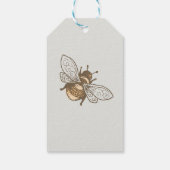 Baby shower dank je bijenkorf cadeaulabel (Achterkant)
