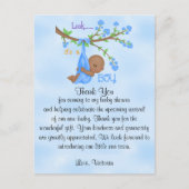 Baby Shower Dank Je Wel Jongen Etnisch Briefkaart (Voorkant)