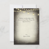 Baby shower Dank u Baby is het brouwen van goud Bedankkaart (Achterkant)