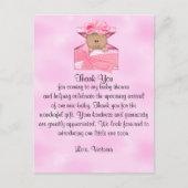 Baby shower Dank u Baby Meisje Etnisch Briefkaart (Voorkant)