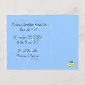 Baby shower Dank u briefkaarten nemen uw foto's op (Achterkant)