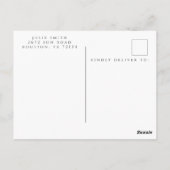 Baby shower Dank u Foto Post Kaart (Achterkant)