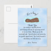 Baby shower Dank U Het is een Jongen Etnisch Briefkaart (Voorkant / Achterkant)