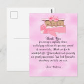 Baby shower Dank u het is Triplets Meisje Etnisch Briefkaart (Voorkant / Achterkant)