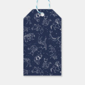 Baby shower Dank u Label - beer constellatie Cadeaulabel (Achterkant)