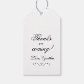 Baby shower Dank u Labels voor cadeaus Cadeaulabel (Voorkant)