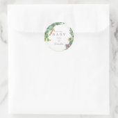 Baby shower Dank u Sticker (Tas)