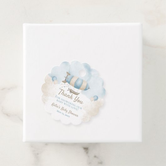 Baby shower Dank u voor cadeau Labels (In situ)