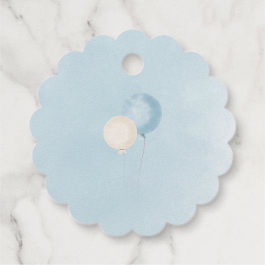 Baby shower Dank u voor cadeau Labels (Achterkant)