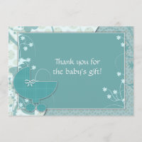 Baby Shower Dankjescartons Turquoise Baby Buggy