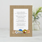 Baby shower Dankjewel Notities, rustieke sporten Kaart (Staand voorkant)