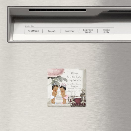 Baby shower De datummagneet opslaan Magneet (Insitu (Vaatwasser))