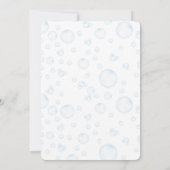 Baby shower de patos de goma gemelos kaart (Achterkant)