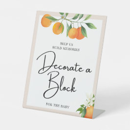 Baby shower Decoraties Neutraal Geslacht Tafelblad Reclamebord Met Voetstuk