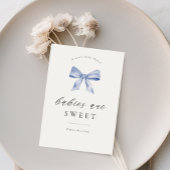 Baby shower dessert tafel teken met boog ontwerp poster