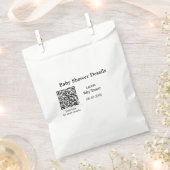 BABY SHOWER DETAILS QR SCAN CODE MINIMAL MODERN RU BEDANKZAKJE (Geknipt)