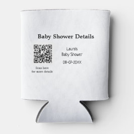 BABY SHOWER DETAILS QR SCAN CODE MINIMAL MODERN RU BLIKJESKOELER
