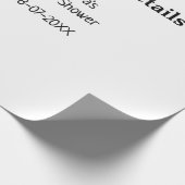 BABY SHOWER DETAILS QR SCAN CODE MINIMAL MODERN RU CADEAUPAPIER (Hoek)
