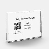 BABY SHOWER DETAILS QR SCAN CODE MINIMAL MODERN RU FOTOBLOKKEN (Links)