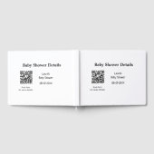 BABY SHOWER DETAILS QR SCAN CODE MINIMAL MODERN RU GASTENBOEK (Volledig)