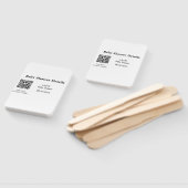 BABY SHOWER DETAILS QR SCAN CODE MINIMAL MODERN RU HANDWAAIER (Niet-gemonteerd)