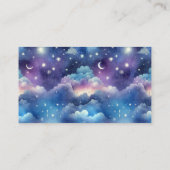 Baby Shower Diaper Raffle Card–Starry Sky Informatiekaartje (Achterkant)