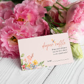 BABY SHOWER DIAPER RAFFLE INFORMATIEKAARTJE