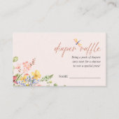 BABY SHOWER DIAPER RAFFLE INFORMATIEKAARTJE (Voorkant)