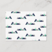 baby shower Diaper Raffle-kaartje Informatiekaartje (Achterkant)