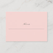 Baby shower Diaper Raffle | Koraal Roos Floral Informatiekaartje (Achterkant)