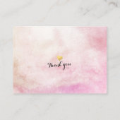 Baby shower Diaper Raffle Ticket Bohemian Flowers Informatiekaartje (Achterkant)