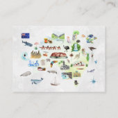 baby shower Diaper Raffle Ticket | Kangaroo Baby Informatiekaartje (Achterkant)