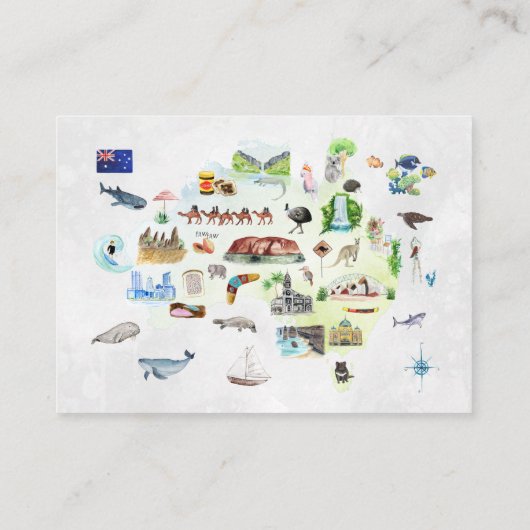 baby shower Diaper Raffle Ticket | Kangaroo Baby Informatiekaartje (Achterkant)