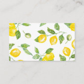 Baby shower Diapers raket Informatiekaartje (Achterkant)