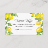 Baby shower Diapers raket Informatiekaartje (Voorkant)