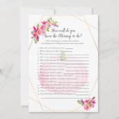 Baby shower die mama het beste pompoen kent kaart (Voorkant)