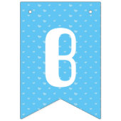 Baby shower die vlag met olifant bundelt vlaggetjes (Tweede vlag)