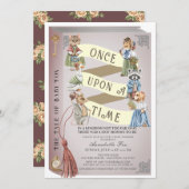 Baby shower dierentuin Kaart (Voorkant / Achterkant)