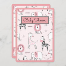 Baby shower dierentuin