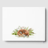 Baby shower dierhertennaam gastenboek (Achterkant)