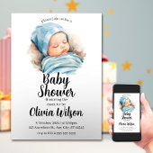 Baby shower digitale uitnodiging