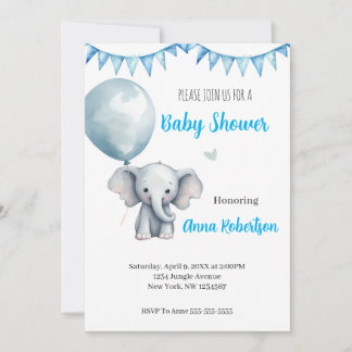 Baby shower digitale uitnodiging