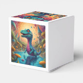 Baby shower Dino-Mite Bedankdoosjes (Achterkant)