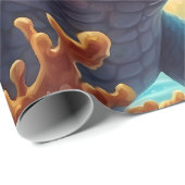 Baby shower Dino-Mite Cadeaupapier (Rol Hoek)