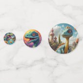 Baby shower Dino-Mite Confetti (Voorkanten)