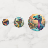 Baby shower Dino-Mite Confetti (Achterkanten)