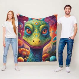 Baby shower Dino-Mite Fleece Deken