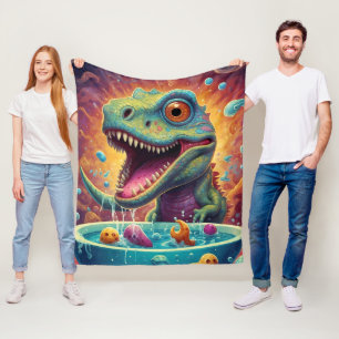 Baby shower Dino-Mite Fleece Deken